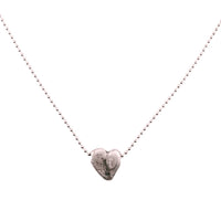Macro Pewter Heartrock